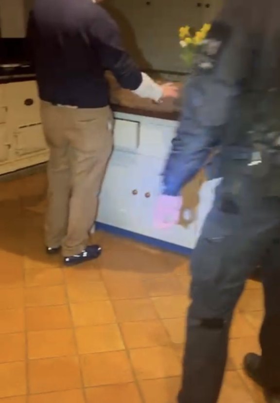 Armed police seize firearms