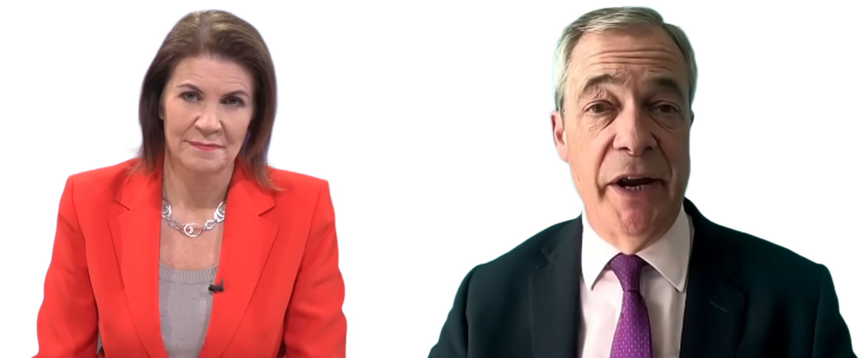 Nigel Farage interviewed by Julia Hartley-Brewer