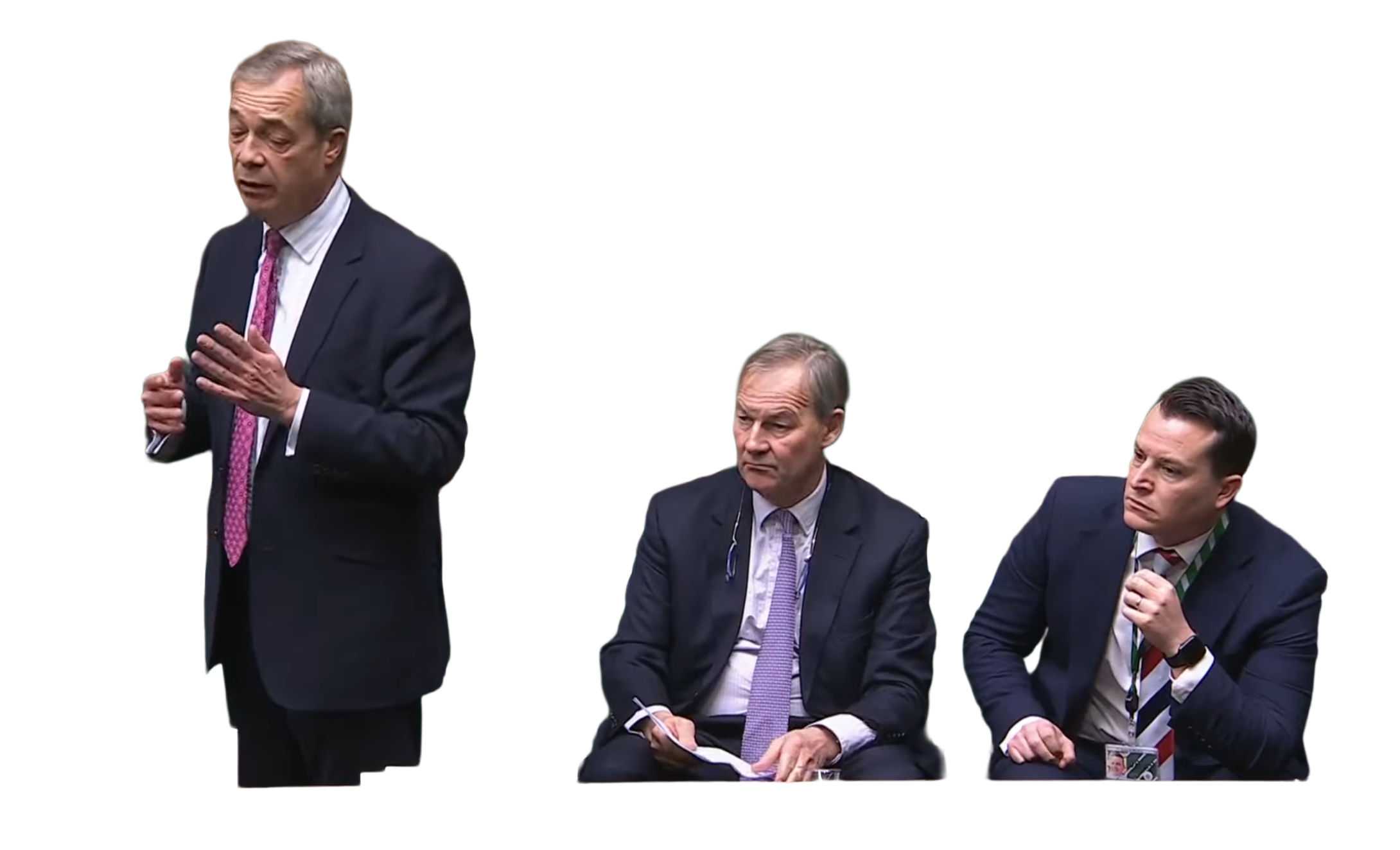 Nigel Farage in Parliament